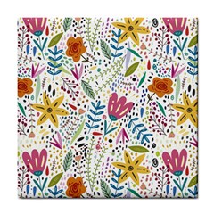 Flowers-484 Tile Coaster by nateshop