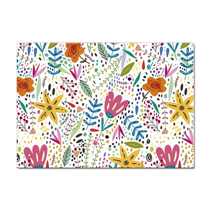 Flowers-484 Sticker A4 (10 pack)