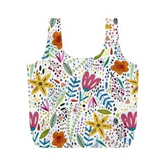 Flowers-484 Full Print Recycle Bag (m) by nateshop