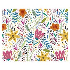 Flowers-484 Two Sides Premium Plush Fleece Blanket (medium) by nateshop