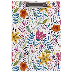 Flowers-484 A4 Acrylic Clipboard by nateshop