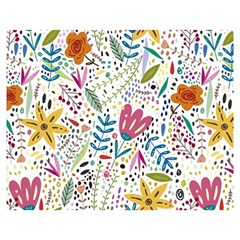 Flowers-484 Premium Plush Fleece Blanket (medium) by nateshop