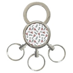 Flowers-49 3-ring Key Chain by nateshop