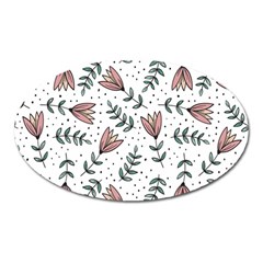 Flowers-49 Oval Magnet by nateshop