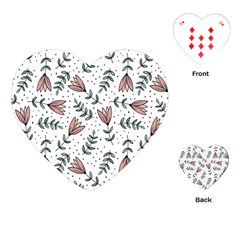 Flowers-49 Playing Cards Single Design (heart) by nateshop