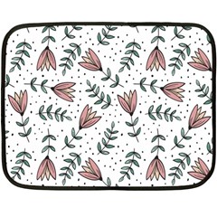 Flowers-49 Two Sides Fleece Blanket (mini) by nateshop