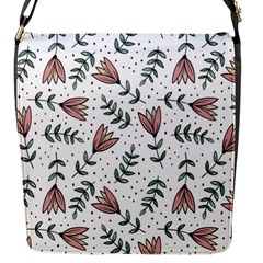 Flowers-49 Flap Closure Messenger Bag (s) by nateshop