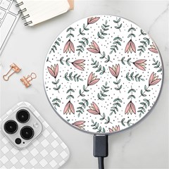 Flowers-49 Wireless Fast Charger(white) by nateshop