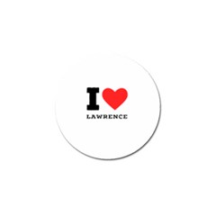 I Love Lawrence Golf Ball Marker (10 Pack) by ilovewhateva