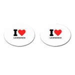 I love lawrence Cufflinks (Oval) Front(Pair)