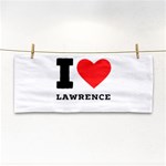 I love lawrence Hand Towel Front