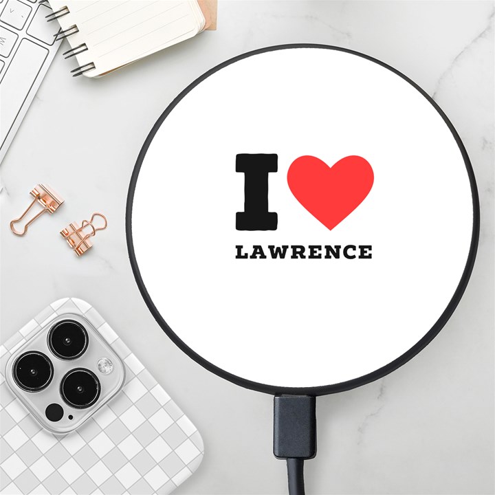 I love lawrence Wireless Fast Charger(Black)