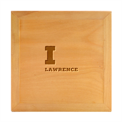 I Love Lawrence Wood Photo Frame Cube by ilovewhateva