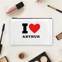 I Love Arthur Cosmetic Bag (medium) by ilovewhateva