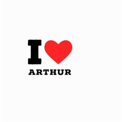 I Love Arthur Large Garden Flag (two Sides) by ilovewhateva