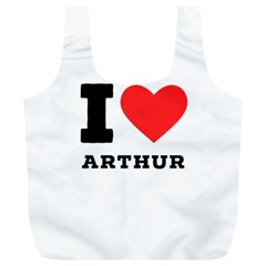 I Love Arthur Full Print Recycle Bag (xl) by ilovewhateva