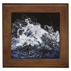 Tempestuous Beauty Art Print Framed Tile by dflcprintsclothing