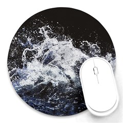 Tempestuous Beauty Art Print Round Mousepad by dflcprintsclothing