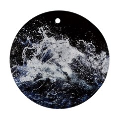 Tempestuous Beauty Art Print Round Ornament (two Sides) by dflcprintsclothing