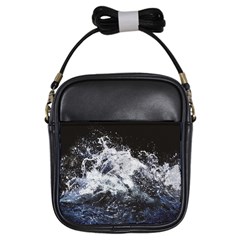 Tempestuous Beauty Art Print Girls Sling Bag by dflcprintsclothing