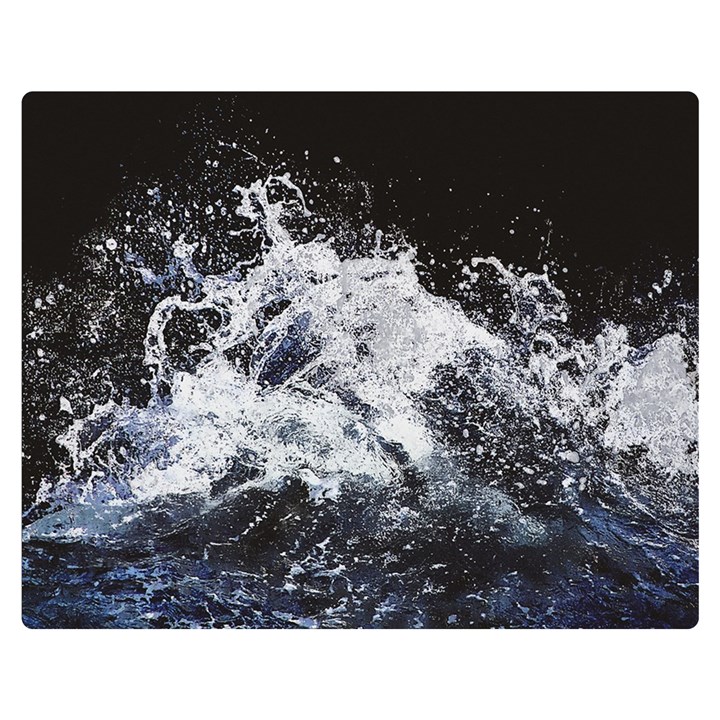 Tempestuous Beauty Art Print Premium Plush Fleece Blanket (Medium)