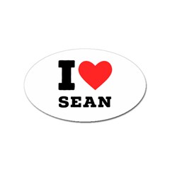 I love sean Sticker Oval (100 pack)