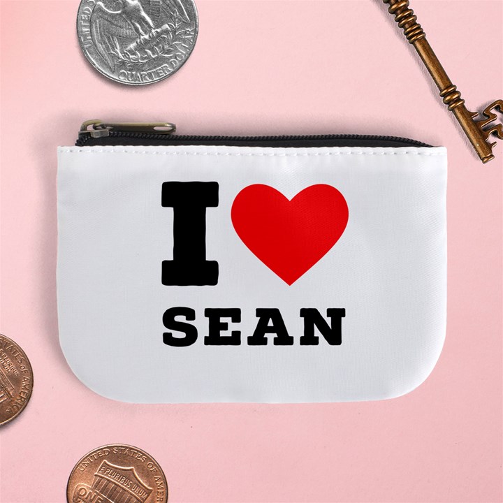 I love sean Mini Coin Purse