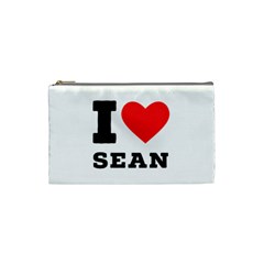 I Love Sean Cosmetic Bag (small) by ilovewhateva