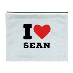 I Love Sean Cosmetic Bag (xl) by ilovewhateva