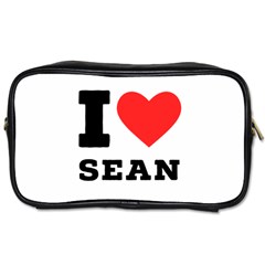 I Love Sean Toiletries Bag (two Sides) by ilovewhateva