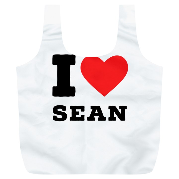 I love sean Full Print Recycle Bag (XL)