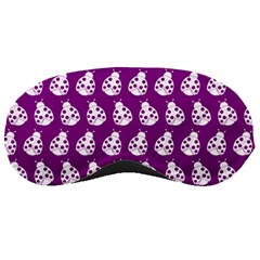 Ladybug Vector Geometric Tile Pattern Sleeping Mask by GardenOfOphir