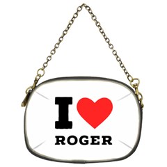 I Love Roger Chain Purse (two Sides) by ilovewhateva