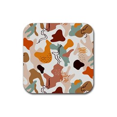 Shapes Pattern Rubber Coaster (square) by BlackRoseStore