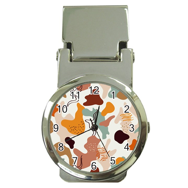 Shapes Pattern Money Clip Watches