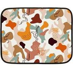 Shapes Pattern Fleece Blanket (mini) by BlackRoseStore