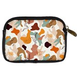 Shapes Pattern Digital Camera Leather Case Back