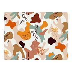 Shapes Pattern Two Sides Premium Plush Fleece Blanket (mini) by BlackRoseStore