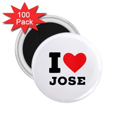 I Love Jose 2 25  Magnets (100 Pack)  by ilovewhateva