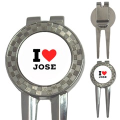 I Love Jose 3-in-1 Golf Divots by ilovewhateva