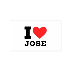 I Love Jose Sticker Rectangular (100 Pack) by ilovewhateva