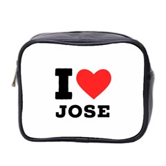 I Love Jose Mini Toiletries Bag (two Sides) by ilovewhateva