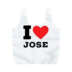 I Love Jose Full Print Recycle Bag (m) by ilovewhateva