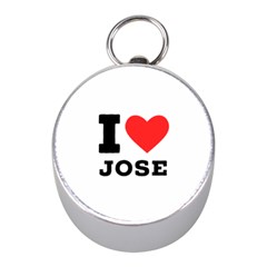 I Love Jose Mini Silver Compasses by ilovewhateva