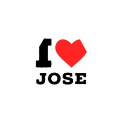 I Love Jose Wooden Puzzle Triangle by ilovewhateva