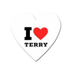 I Love Terry  Heart Magnet by ilovewhateva