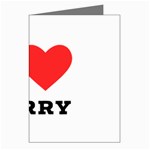 I love terry  Greeting Cards (Pkg of 8) Left