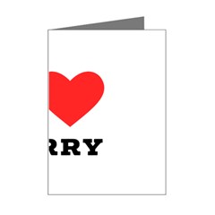 I Love Terry  Mini Greeting Card by ilovewhateva