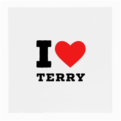 I Love Terry  Medium Glasses Cloth by ilovewhateva