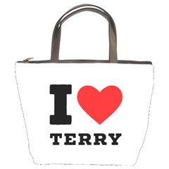 I Love Terry  Bucket Bag by ilovewhateva